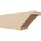 Ekena Millwork 6in. W x 8in. H x 24in. L Burlington Woodgrain TimberThane Rafter Tail, Primed Tan RFTUR06X08X24BURRCPR - alternate 1